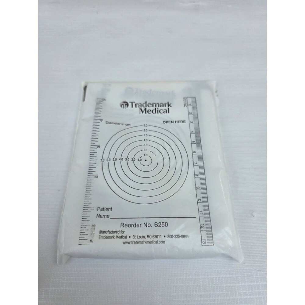 (Pack of 250) Wound Measurement Tools Wound Measuring Bullseye Guide Wound Me...